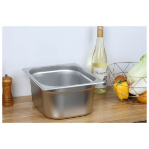 Bac Gastro GN 2/3 Inox - Profondeur 150 mm - 13 L - Dynasteel