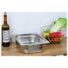 Gastro GN 2/3 Stainless Steel Tray - Depth 100 mm - 9 L - Dynasteel