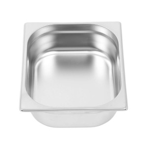 Gastro GN 2/3 Stainless Steel Tray - Depth 100 mm - 9 L - Dynasteel