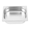 Gastro GN 2/3 Stainless Steel Tray - Depth 100 mm - 9 L - Dynasteel