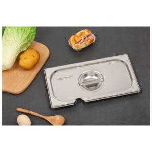 Κάλυμμα GN 1/3 Dynasteel από ανοξείδωτο χάλυβα επαγγελματικής εστίασης