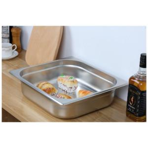 Bac Gastro GN 1/2 Inox - Βάθος 100 mm - 6,5 L - Dynasteel