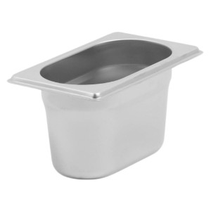 Bac Gastro GN 1/9 Inox - Βάθος 100 mm - 1 L - Dynasteel