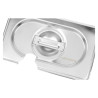 Κάλυμμα GN 1/9 Dynasteel από ανοξείδωτο χάλυβα για γαστρονομικά δοχεία