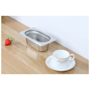 Bac Gastro GN 1/9 Inox - Βάθος 65 mm - 0,6 L - Dynasteel