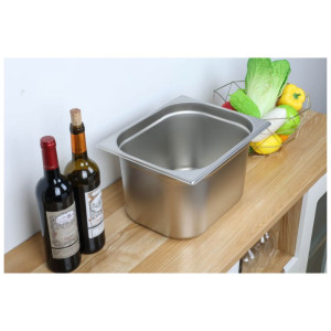 Bac Gastro GN 1/2 Inox - Βάθος 200 mm - 12,5 L - Dynasteel