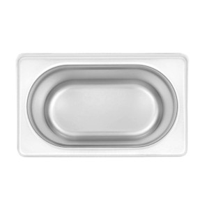 Gastro GN 1/9 Stainless Steel Tray - Capacity 1.4 L.