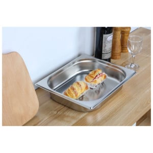 Bac Gastro GN 1/2 Inox - 65 mm - 4 L - Cuisine Pro