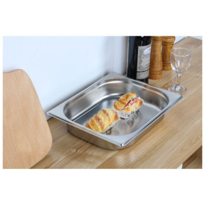 Gastro GN 1/2 Stainless Steel Tray - 65 mm - 4 L - Pro Kitchen