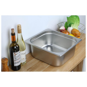 Bac Gastro GN 1/2 Inox - Βάθος 150 mm - 9,5 L - Dynasteel