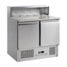 Refrigerated Pizza Cabinet 2 Doors - 5 GN 1/6 Pans Dynasteel | Fourniresto