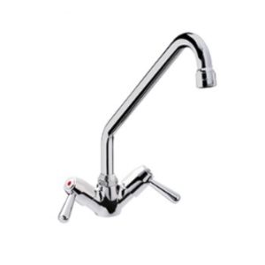 Professional plumbing: Single-hole faucet with gooseneck, elegant design and ease of use - FourniResto