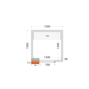 Θάλαμος Ψύξης Θετικής Θερμοκρασίας 1500x1500 - TEFCOLD : Απλή και αποτελεσματική επαγγελματική αποθήκευση