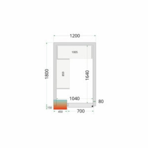 TEFCOLD Cold Room Shelving Kit 1200x1800 - Optimize your storage space