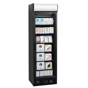 Canopy Glass Door Freezer Black 270L TEFCOLD - Optimal presentation of your frozen products