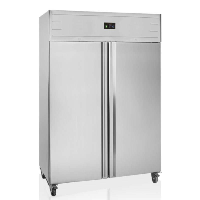 Armoire Réfrigérée Négative Inox 2 Portes GN 2/1 1056 L - TEFCOLD: Capacité 1056L, Température jusqu'à -24°C, Finition en inox