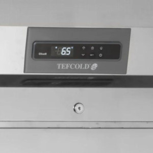 Ανοξείδωτο ψυγείο GN 2/1 - 2 γυάλινες πόρτες 1325L TEFCOLD