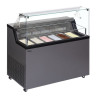 Ice Cream Display with Service Lid - TEFCOLD MIRABELLA 6x5L