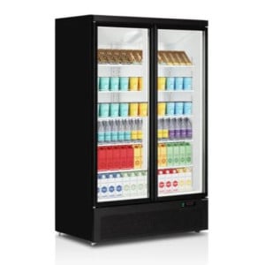 Armoire Réfrigérée positive 2 Portes Vitrées 809 L - TEFCOLD : Performance et Qualité