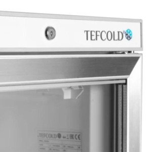 Ανοξείδωτο Ψυγείο με Γυάλινη Πόρτα - 340L - TEFCOLD