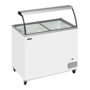 Chest Freezer with Curved Glass - 255 L TEFCOLD: quality and functionality