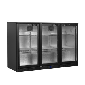 Refrigerated Back Bar 3 Glass Swing Doors - 288 L | TEFCOLD