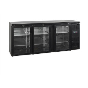 Refrigerated Back Bar 3 Glass Doors - 442 L | TEFCOLD CBC310G