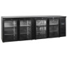 Refrigerated Back Bar 4 Glass Doors - 605 L | TEFCOLD: Performance and Design