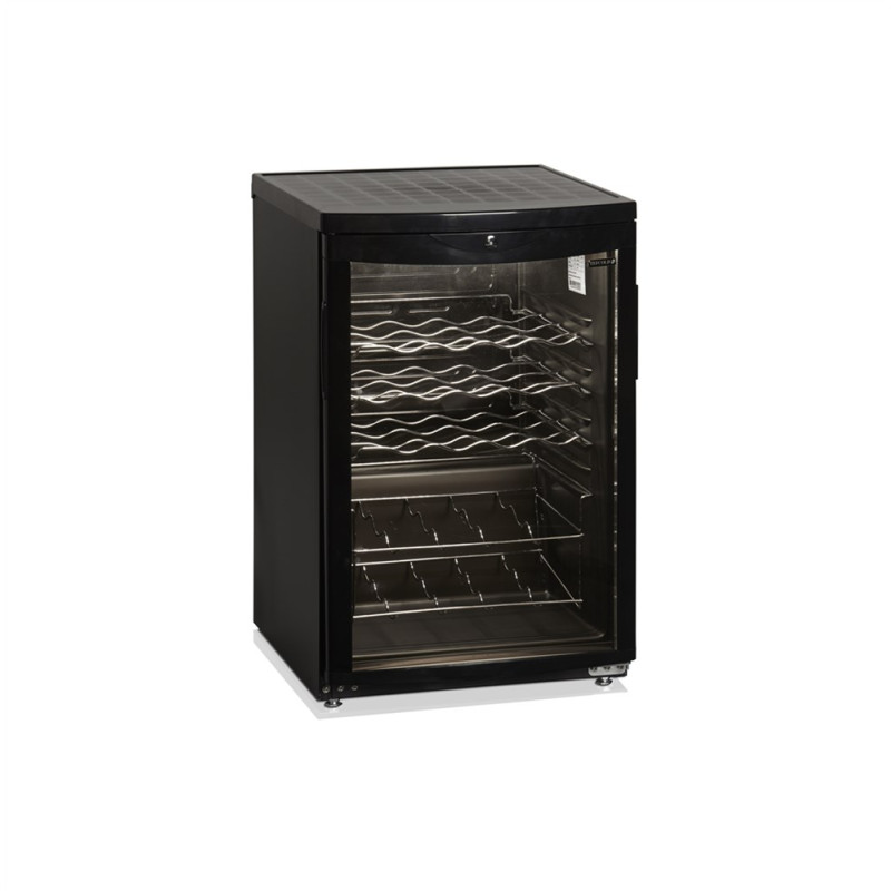 Black Under-Counter Wine Cellar - 22 Bottles TEFCOLD SC85 BLACK