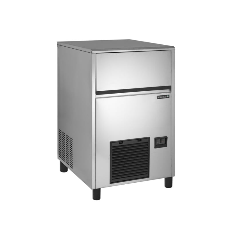 Machine à Glaçons Inox TEFCOLD - 57 Kg/24h, Performante et Économique