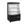 Open Low Black Refrigerated Display Case 242 L TEFCOLD - Elegance and functionality