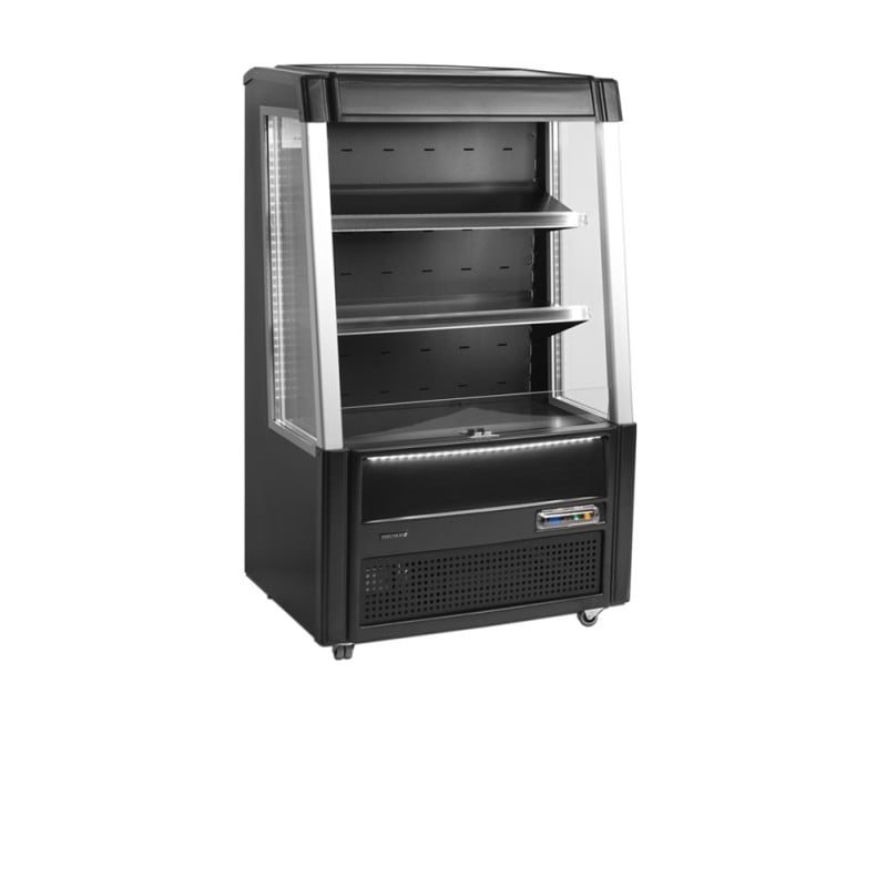 Ανοιχτή Ψυγείο Βιτρίνα Μαύρο 242 L Tefcold ODC90 BLACK - Κομψός Σχεδιασμός