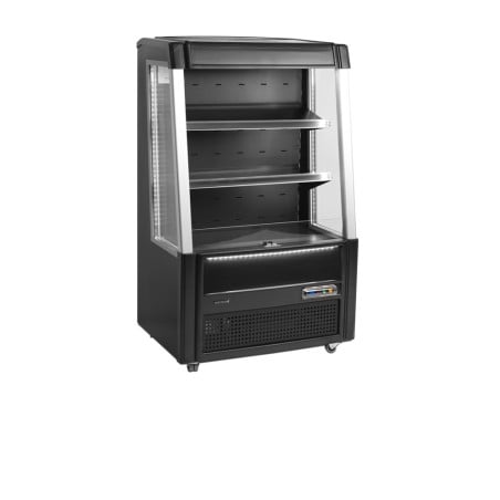 Ανοιχτή Ψυγείο Βιτρίνα Μαύρο 242 L Tefcold ODC90 BLACK - Κομψός Σχεδιασμός