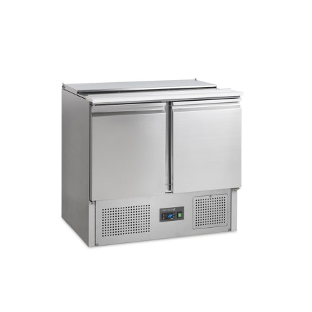 Saladette réfrigérée positive GN 1/1 inox 230L TEFCOLD - 2 Portes