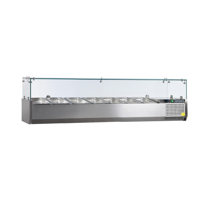 Saladette à Poser - Στατική - 7 GN 1/4 - 36,4 L - TEFCOLD