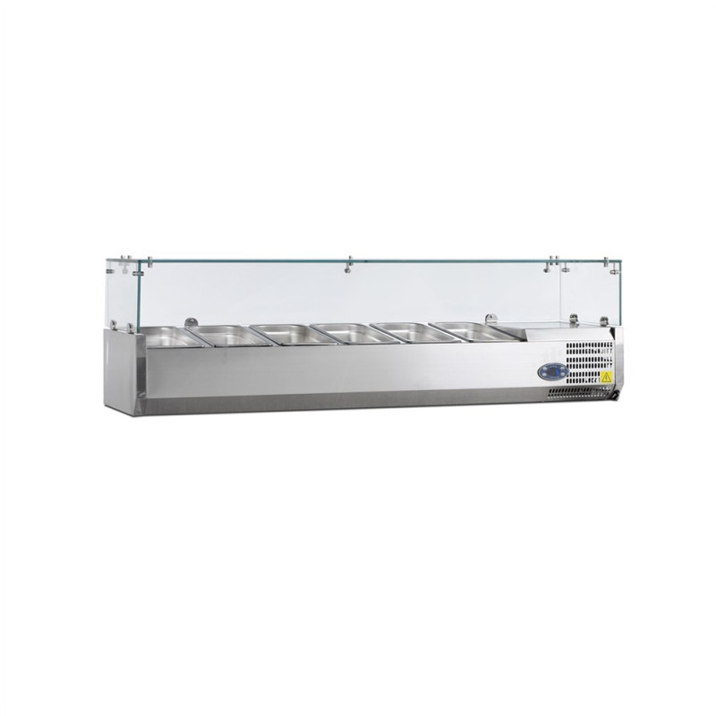 Saladette à Poser - Στατική - 6 GN 1/3 - 42,6 L - TEFCOLD