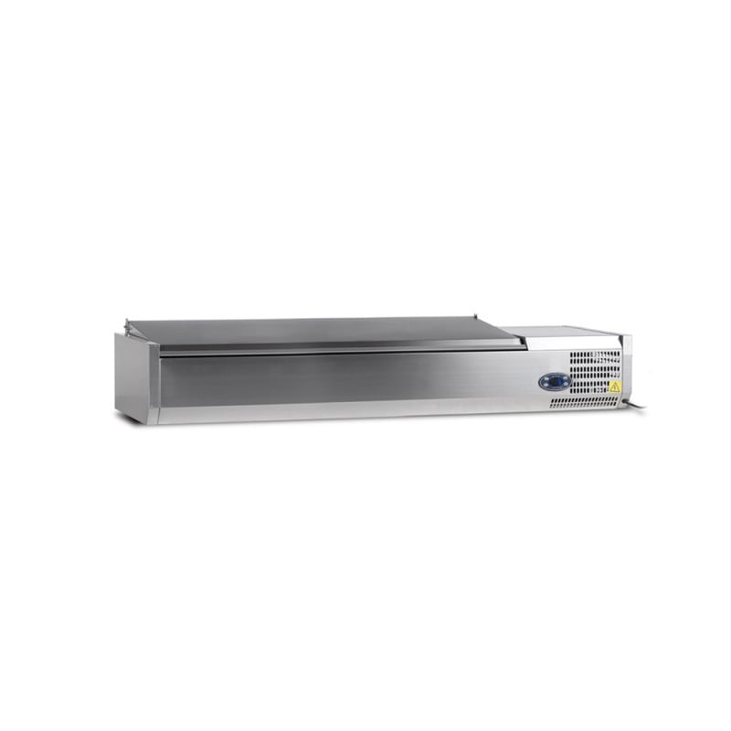 Saladette Inox Statique 7 GN 1/3 TEFCOLD - Επαγγελματική Ποιότητα