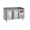 Τραπέζι Πίτσας Inox TEFCOLD - 400x600mm - 2 Πόρτες - Υψηλή Ποιότητα