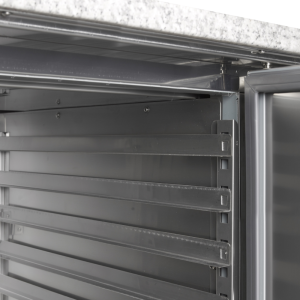 Τραπέζι Πίτσας Inox TEFCOLD - 400x600mm - 2 Πόρτες - Υψηλή Ποιότητα