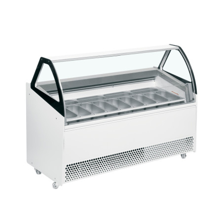 Vitrine à Glace Ventilée TEFCOLD - Stockage facile, éclairage LED