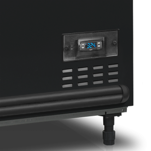 Ψυγείο Καταψύκτης Καμπυλωτό Γυάλινο Καπάκι - Μαύρο - 500 L - TEFCOLD