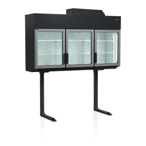 Black Wall Cabinet Freezer TEFCOLD - 628L | Supermarket