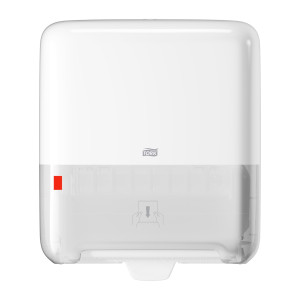 White Tork Matic® Elevation Roll Towel Dispenser: Professional Hygiene & Savings - Large Capacity