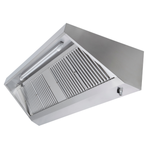Hotte Snack 900 Led Sans Moteur - Longueur 2800 Dynasteel