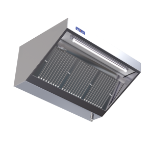 Hotte Snack Murale 1400 με Κινητήρα και LED Dynasteel