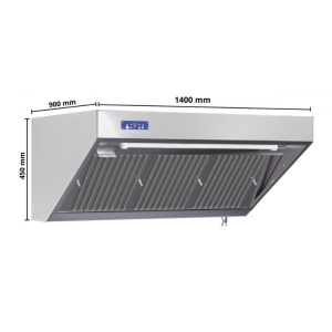 Hotte Snack Complète 900 - Με Κινητήρα και LED - Dynasteel Ποιότητα Prof.
