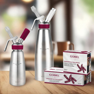 Siphon Επαγγελματικός Ανοξείδωτος Gobel NF D21-901 - Κρεμώδεις Προετοιμασίες