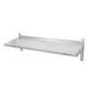Stainless Steel Wall Shelf on Brackets - Dynasteel - W 1200 x D 400mm
