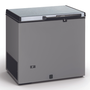 Chest Freezer Stainless Steel Finish and Stainless Steel Lid - 220 L | TENSAI
