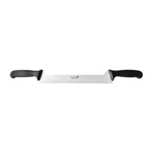 Cheese Knife 2 Hands Offset Overmolded Handles DEGLON 40 cm - Professional Quality